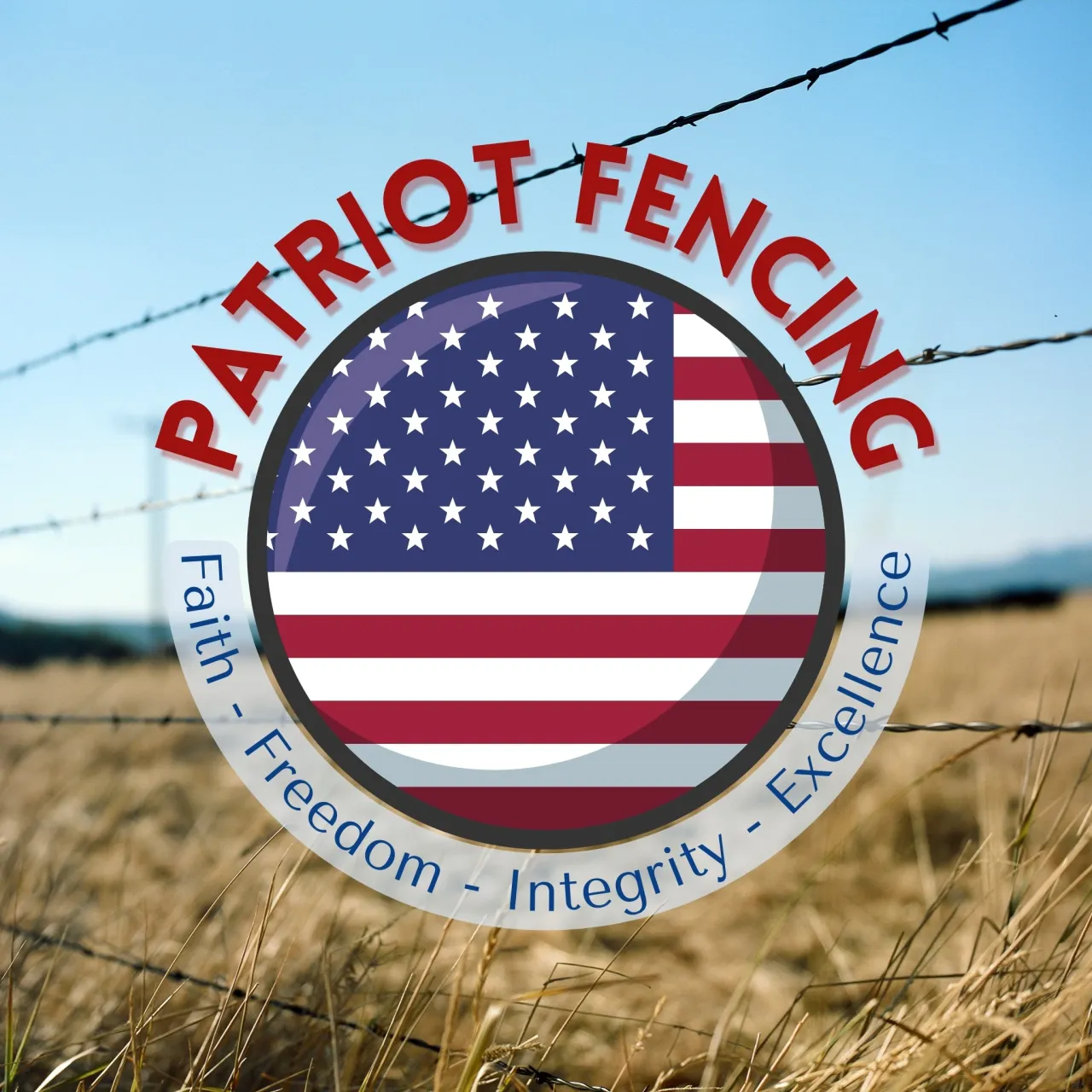 Patriot Fencing and Construction logo